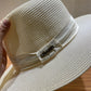 CHANEL straw hat