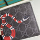 GG Supreme Wallet with GUCCI Royal Snake Print