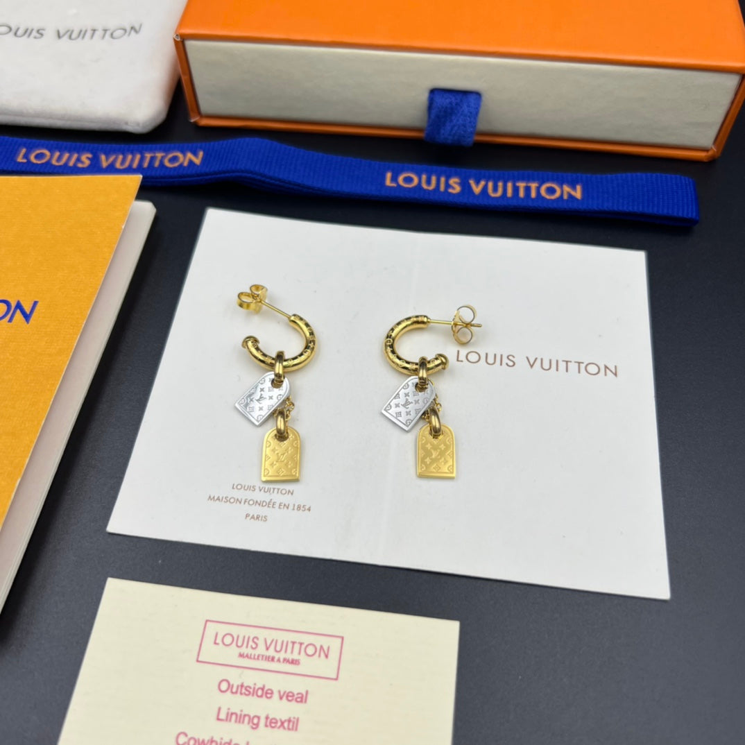 Louis Vuitton Precious Nanogram Tag -korvakorut – KJ VIPS
