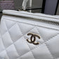 Vanity case with Chanel chain