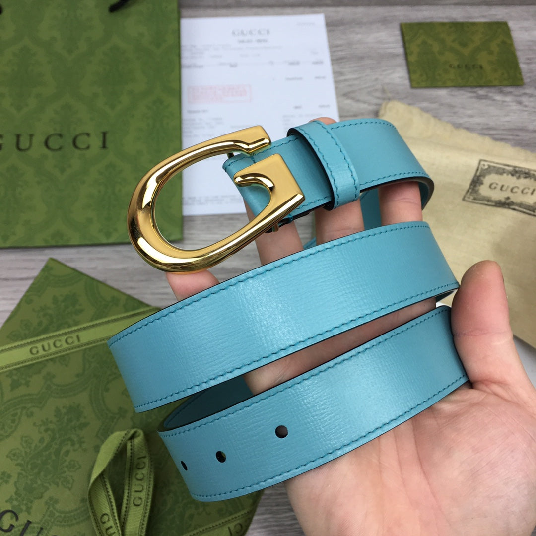 Cinturón con hebilla de G Gucci