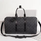 KEEPALL 55 WITH LOUIS VUITTON CROSSBODY BAG