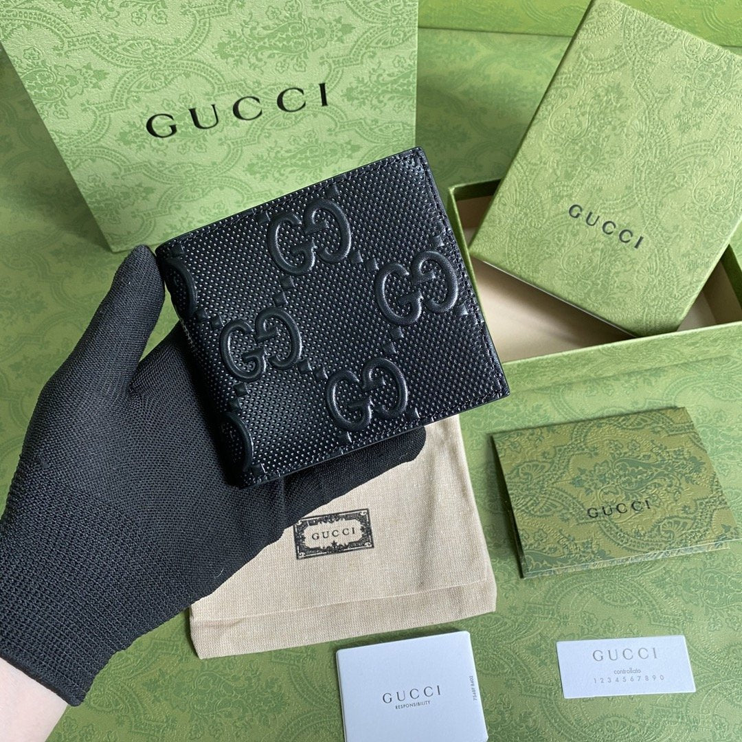 GUCCI embossed GG motif wallet