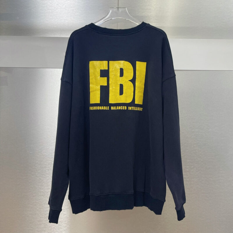 Sudadera FBI BALENCIAGA - Image 2