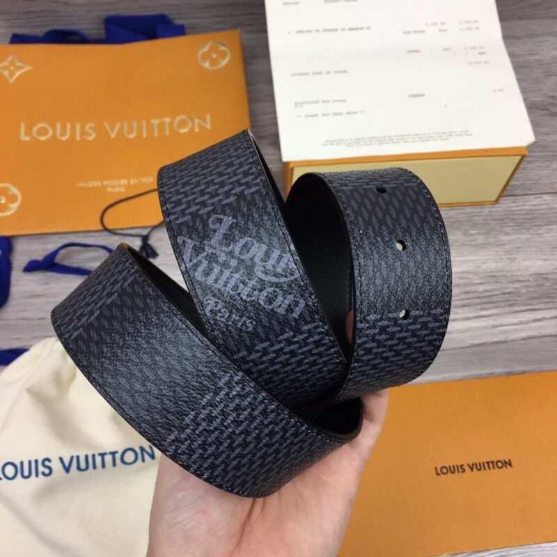 CINTURÓN REVERSIBLE LV FANCY DE 4 CM LOUIS VUITTON - Imagen 5