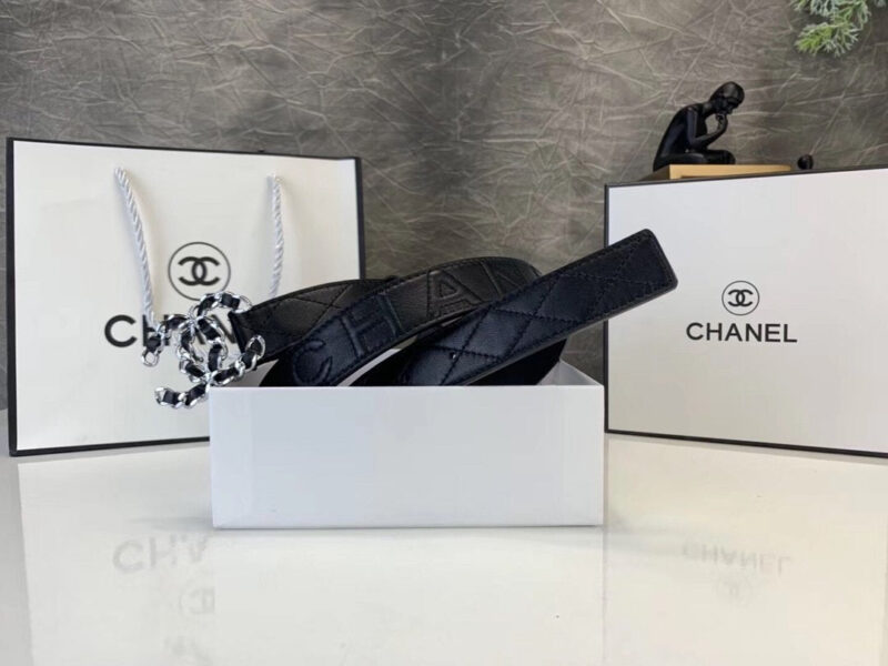 Cinturón de piel CHANEL - Imagen 2