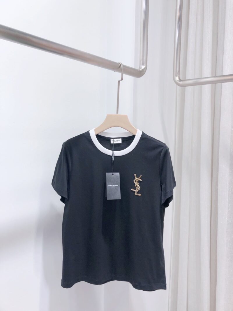 Camiseta de algodón YSL