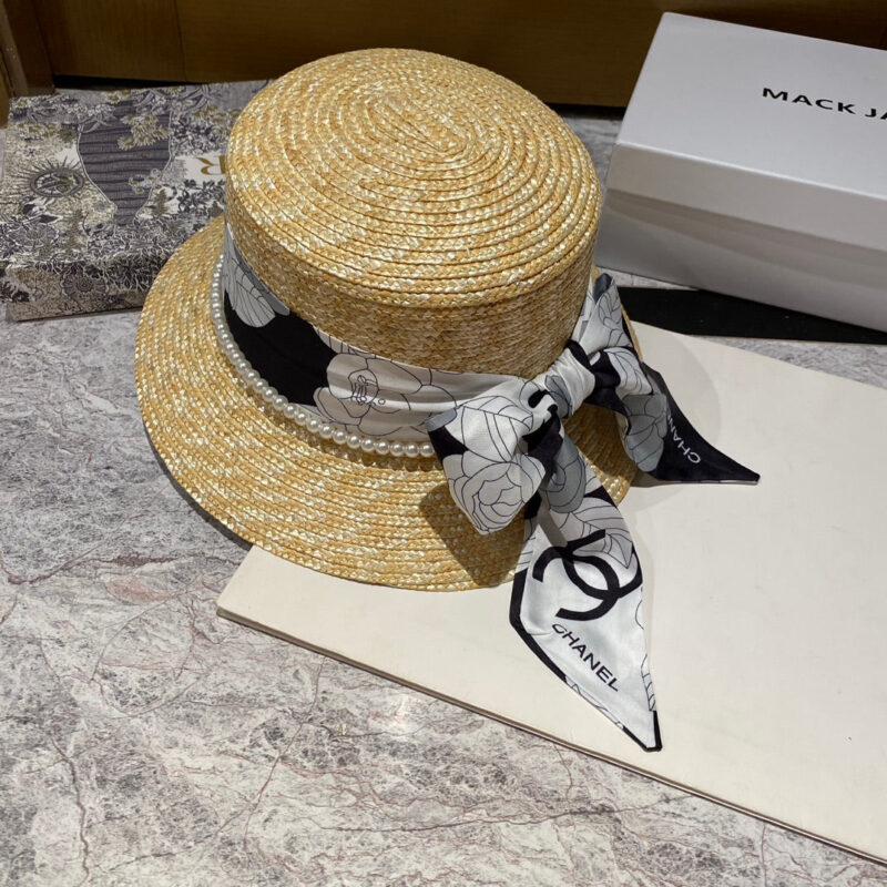 Sombrero de paja CHANEL - Imagen 3