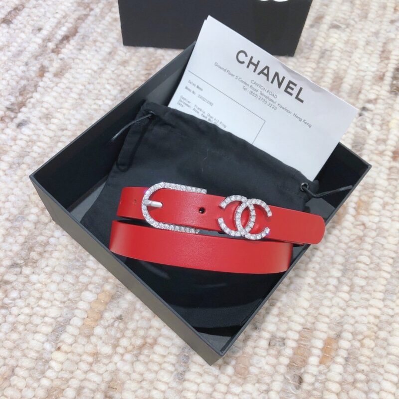 Cinturón de piel CHANEL