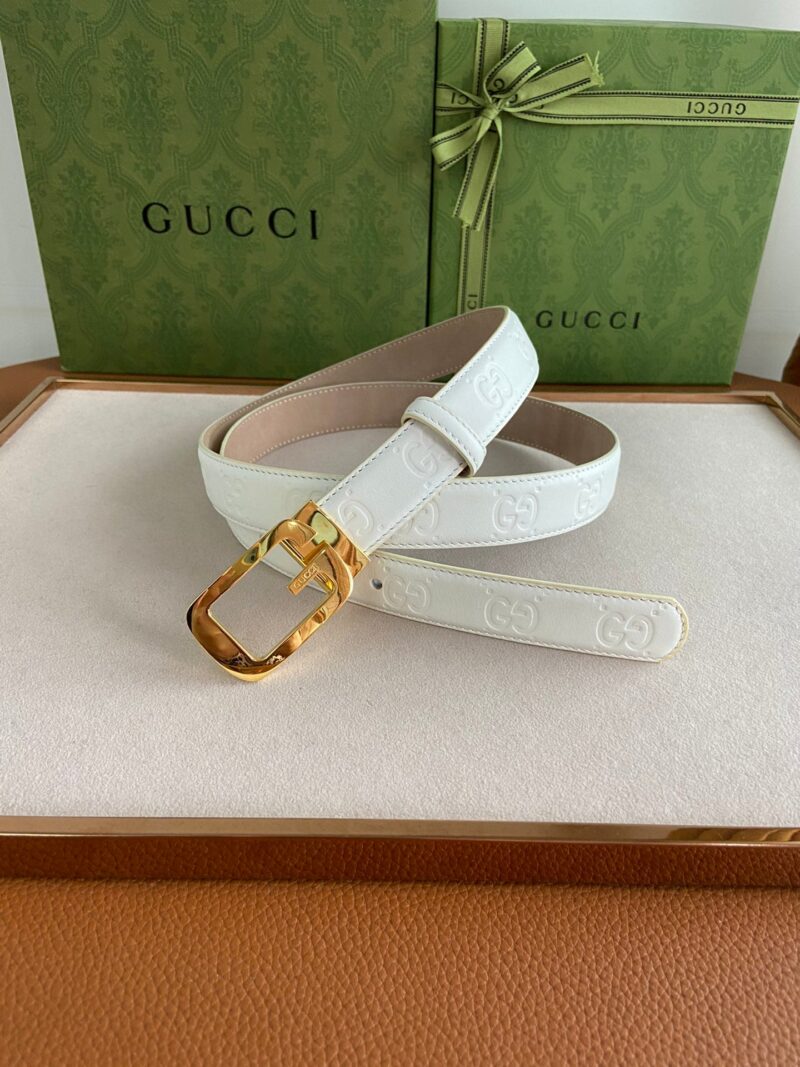 Cinturón de piel Gucci Signature - Imagen 5