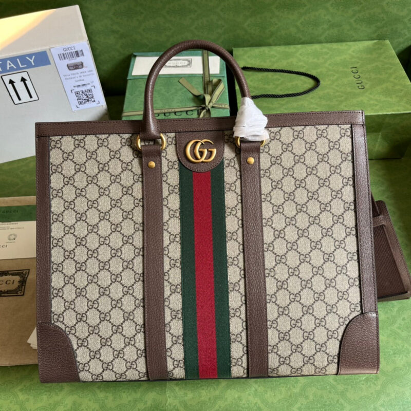 Bolso shopper Ophidia grande Gucci