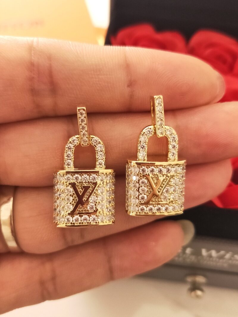 Pendientes Lock It Louis Vuitton - Imagen 8