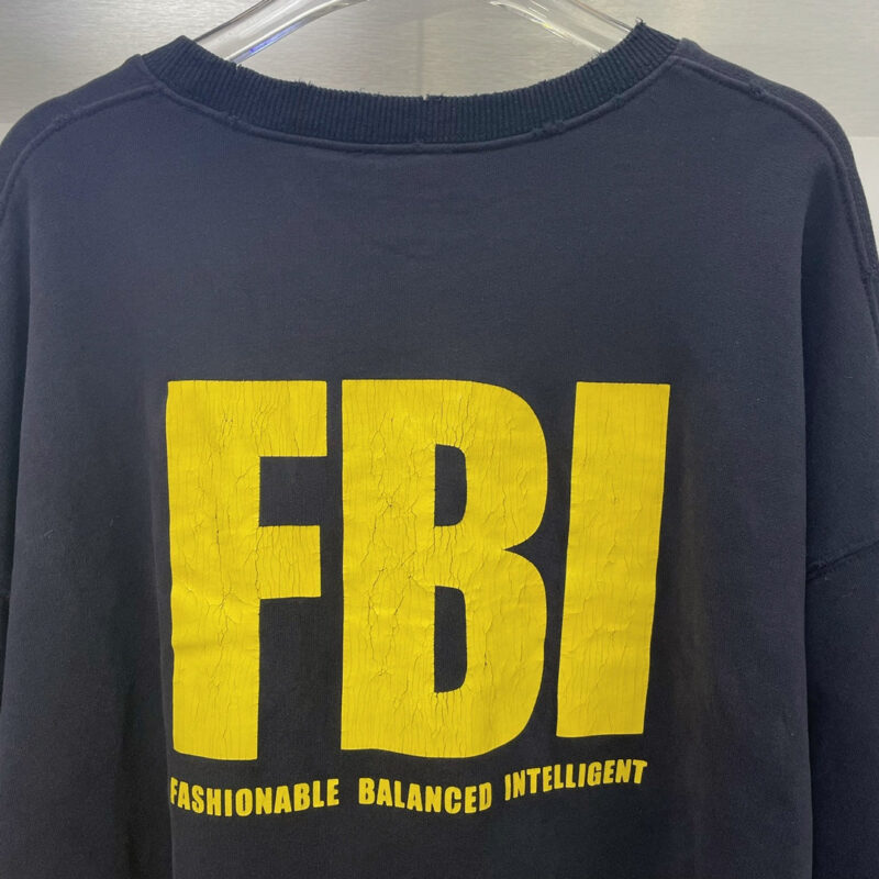 Sudadera FBI BALENCIAGA - Image 3