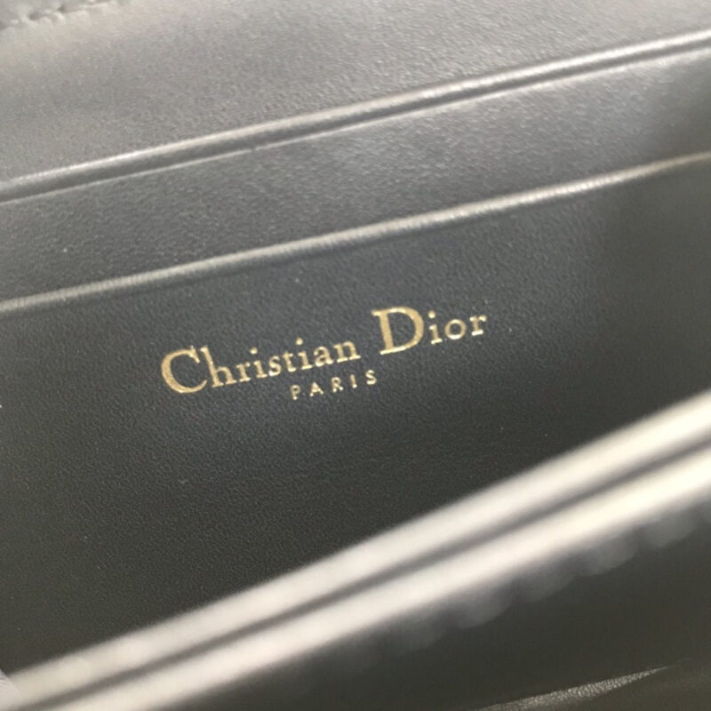 BILLETERA DIOR OBLIQUE PEQUEÑO CON CREMALLERA - KJ PLUS