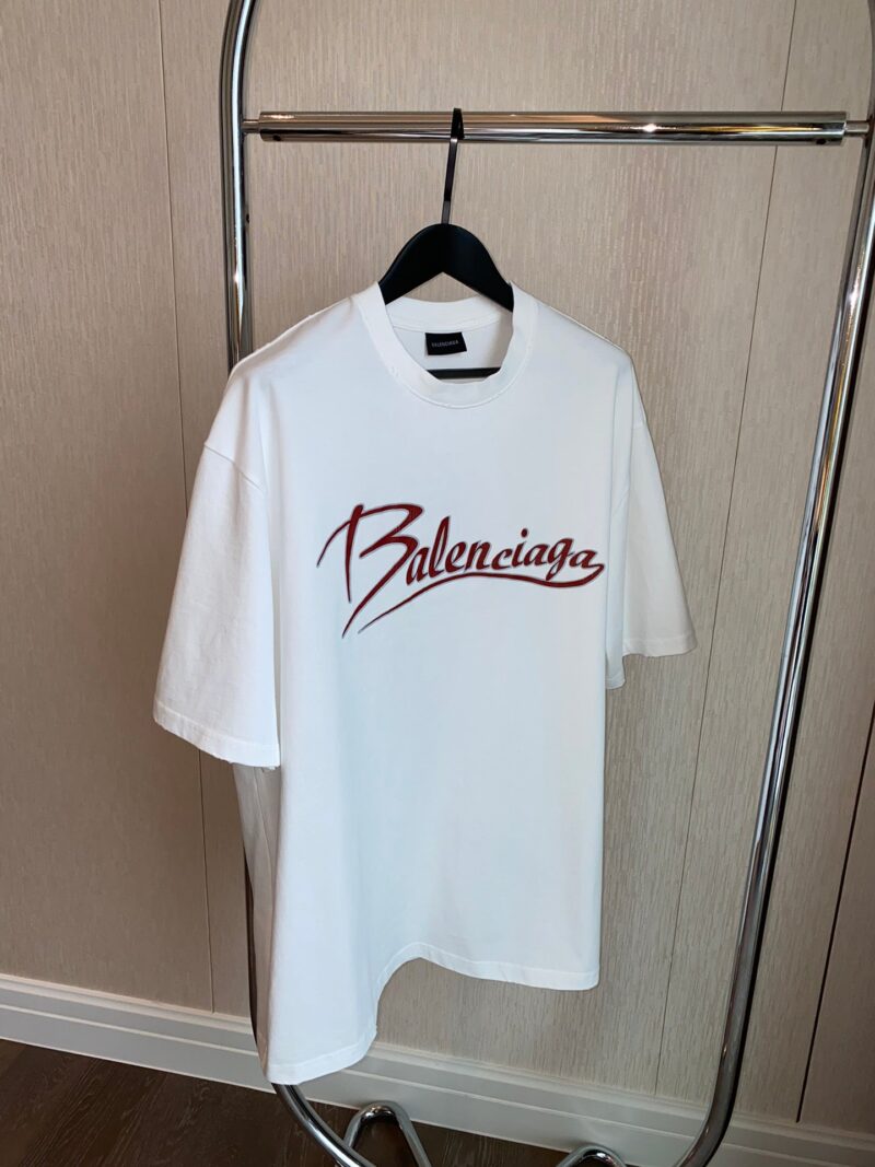 Camiseta logo estampado BALENCIAGA - Imagen 4