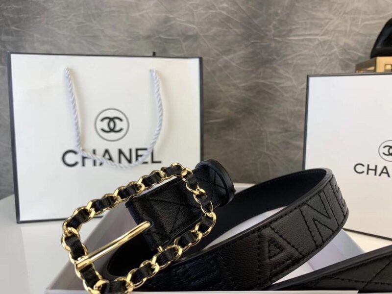 Cinturón de piel CHANEL - Imagen 3