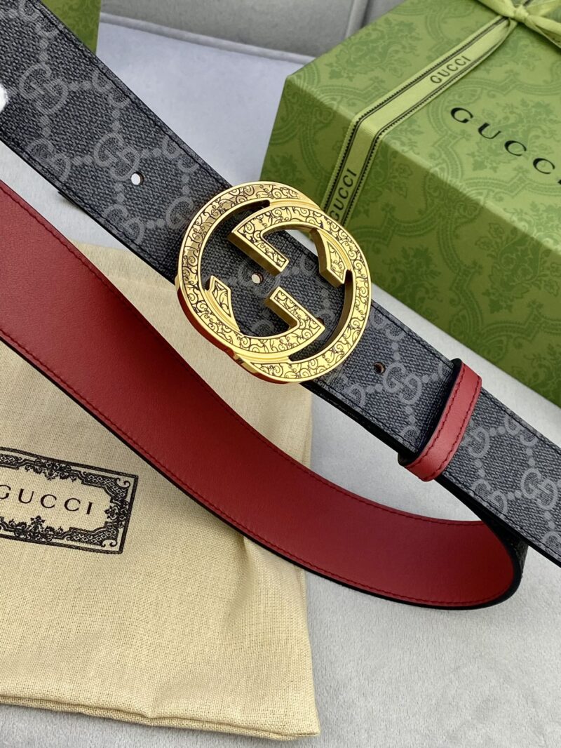 Cinturón GG Supreme Reversible GUCCI - Image 3