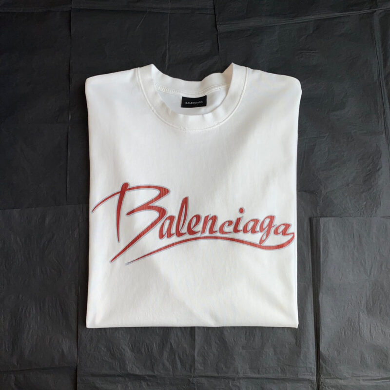 Camiseta logo estampado BALENCIAGA - Imagen 5