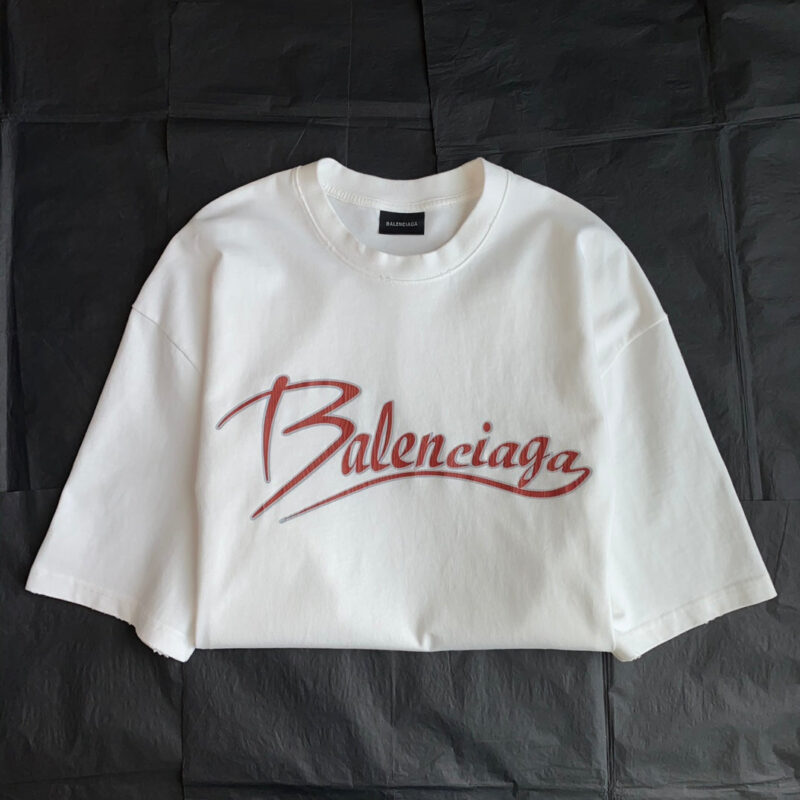 Camiseta logo estampado BALENCIAGA - Imagen 3