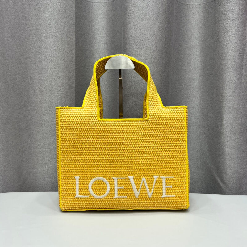 Bolso Font Tote en rafia LOEWE