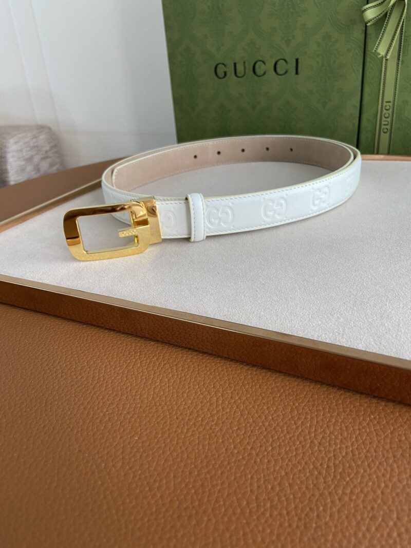 Cinturón de piel Gucci Signature - Imagen 6