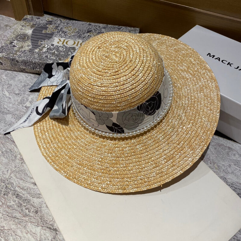 Sombrero de paja CHANEL - Imagen 4