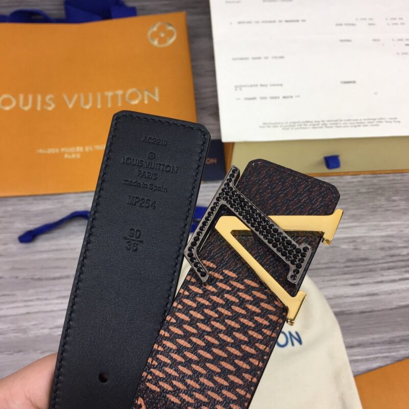 CINTURÓN REVERSIBLE LV FANCY DE 4 CM LOUIS VUITTON - Imagen 4