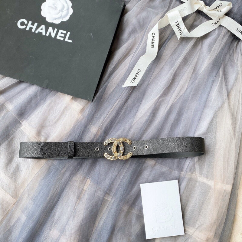 Cinturón de piel CHANEL