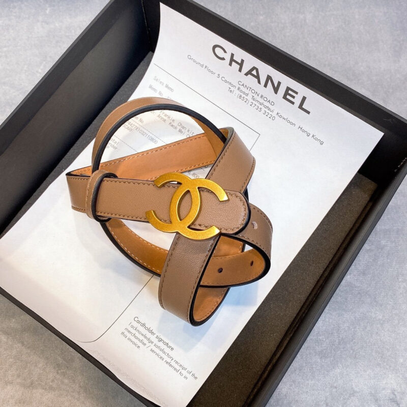 Cinturón de piel CHANEL