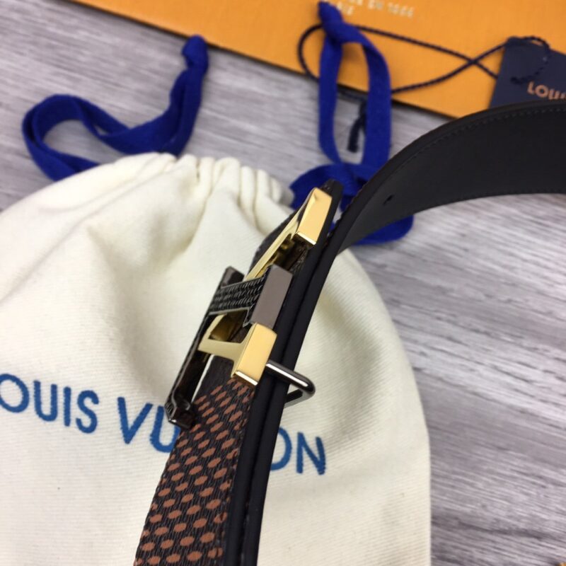 CINTURÓN REVERSIBLE LV FANCY DE 4 CM LOUIS VUITTON - Imagen 5