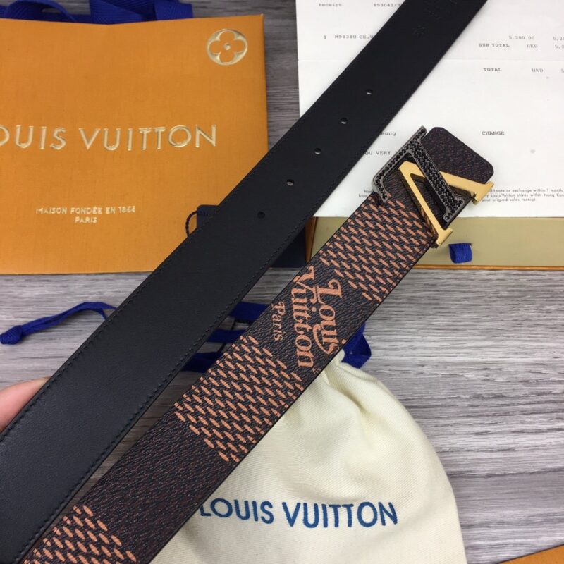 CINTURÓN REVERSIBLE LV FANCY DE 4 CM LOUIS VUITTON - Imagen 2