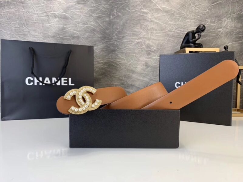 Cinturón de piel CHANEL - Imagen 6