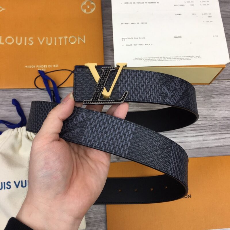 CINTURÓN REVERSIBLE LV FANCY DE 4 CM LOUIS VUITTON - Image 3