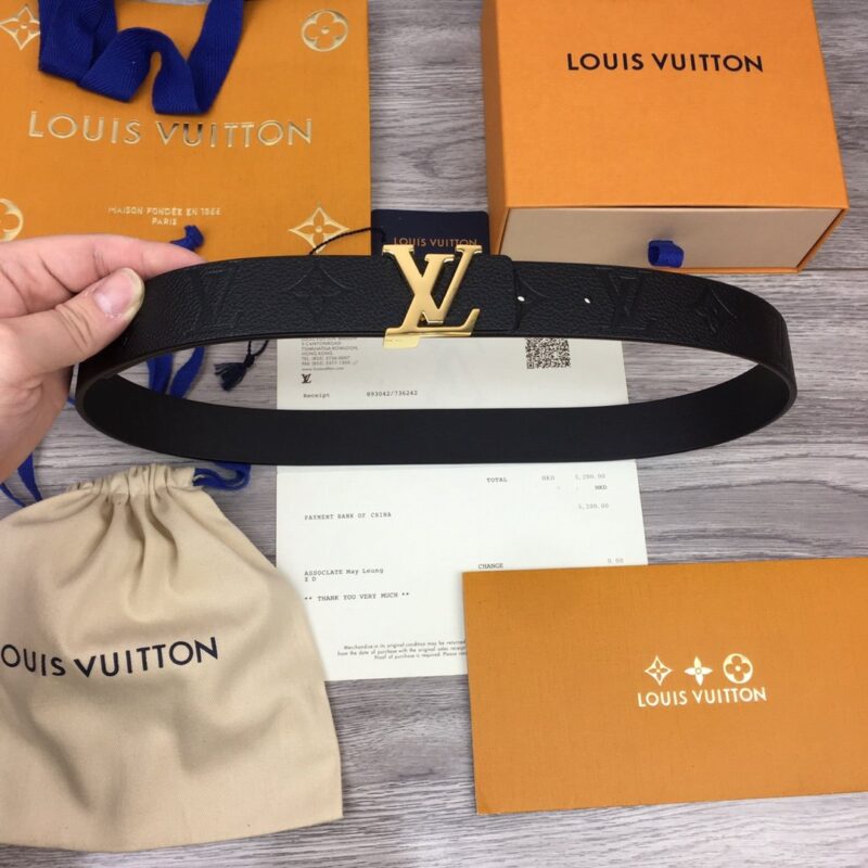 CINTURÓN REVERSIBLE LV ICONIC DE 3 CM LOUIS VUITTON