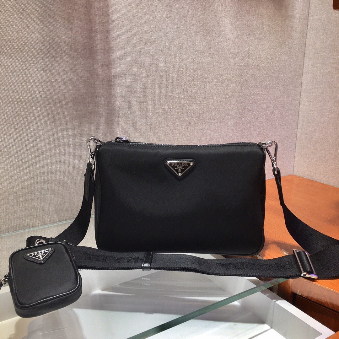 Bolso bandolera de nylon PRADA