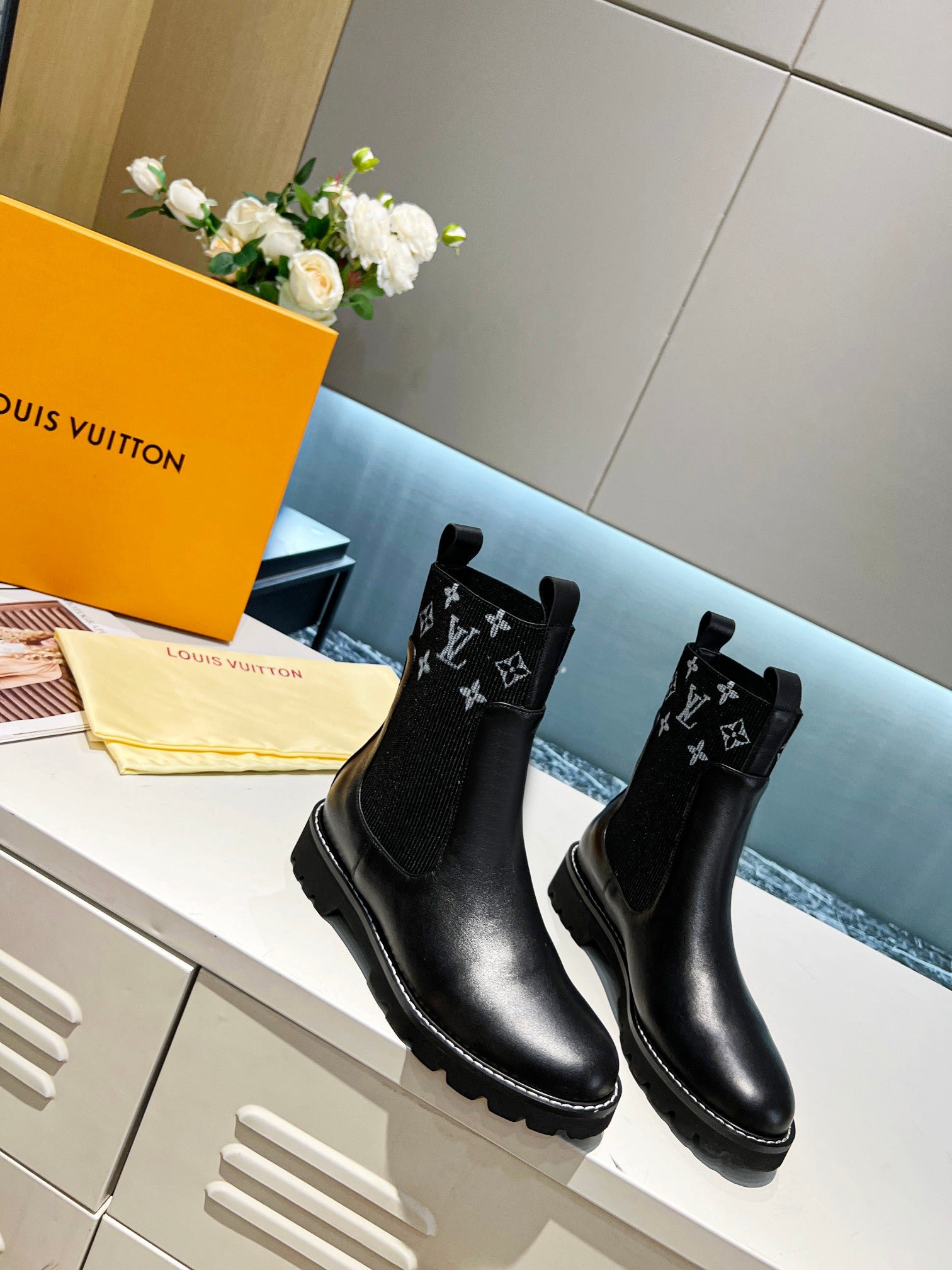 Bota Plana Louis Vuitton