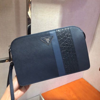 Bolso de mano de piel PRADA