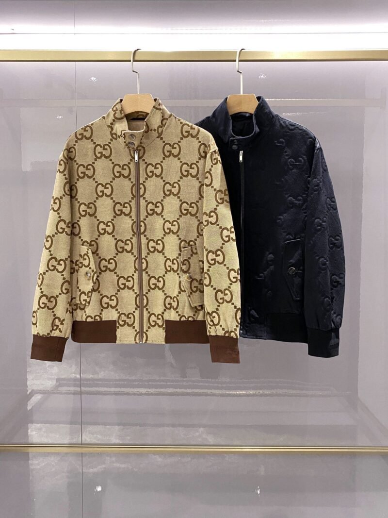 Chaqueta de lona con jumbo GG GUCCI - Imagen 7