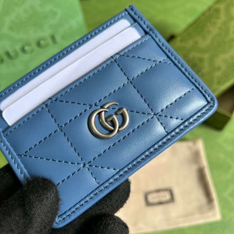 Tarjetero GG Marmont de matelassé GUCCI - Imagen 8