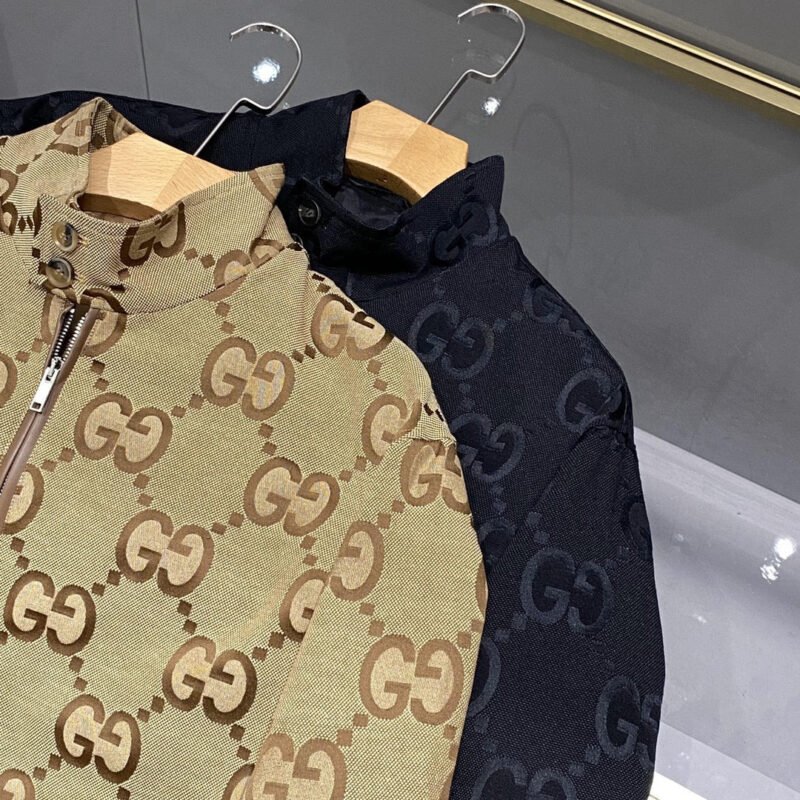 Chaqueta de lona con jumbo GG GUCCI - Imagen 3