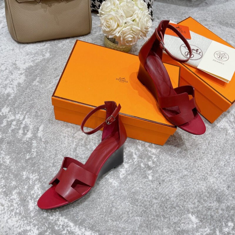 Sandalias Santorini de tacón HERMES - Imagen 4