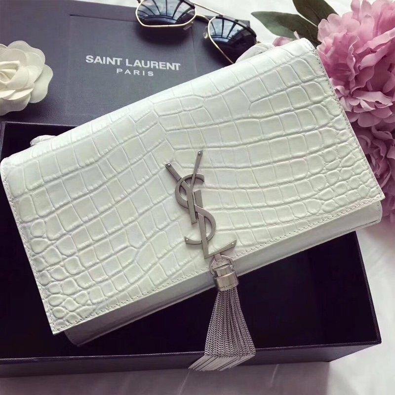 CARTERA KATE CON CADENA Y BORLA YSL