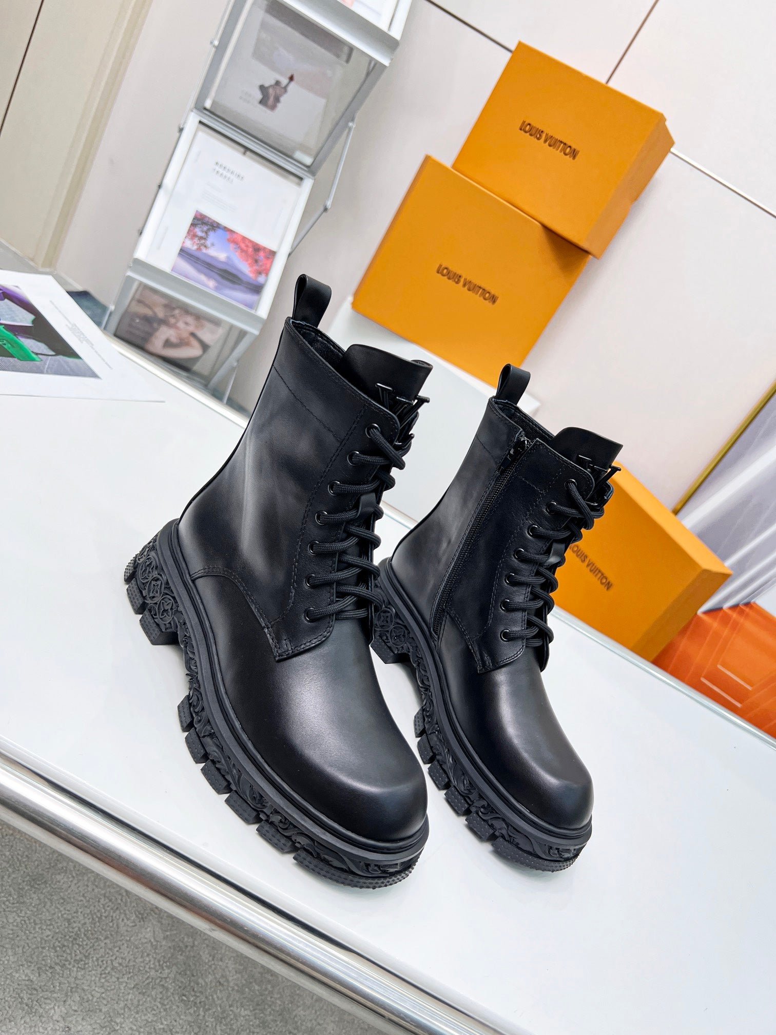 Bota Militar Baroque Louis Vuitton