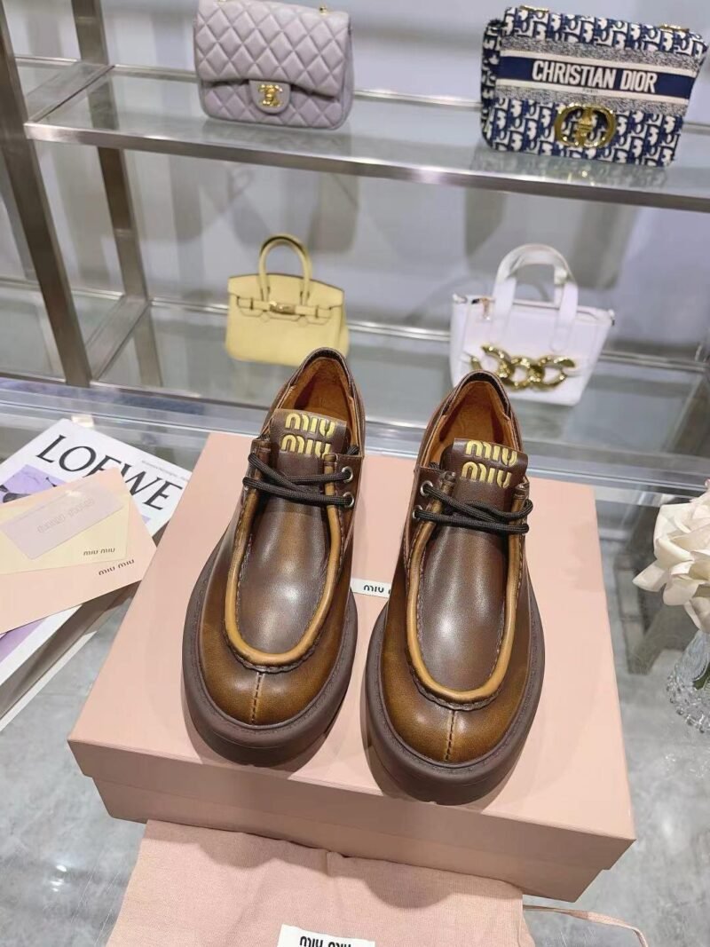 Zapato Laced Fumé Miu Miu - Imagen 5