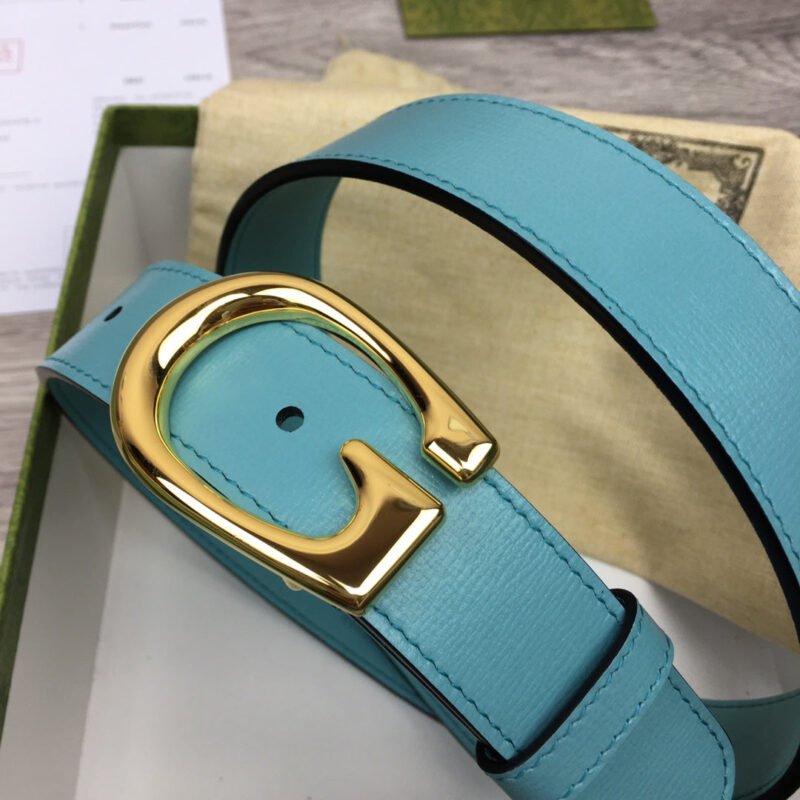Cinturón con hebilla de G Gucci - Imagen 4