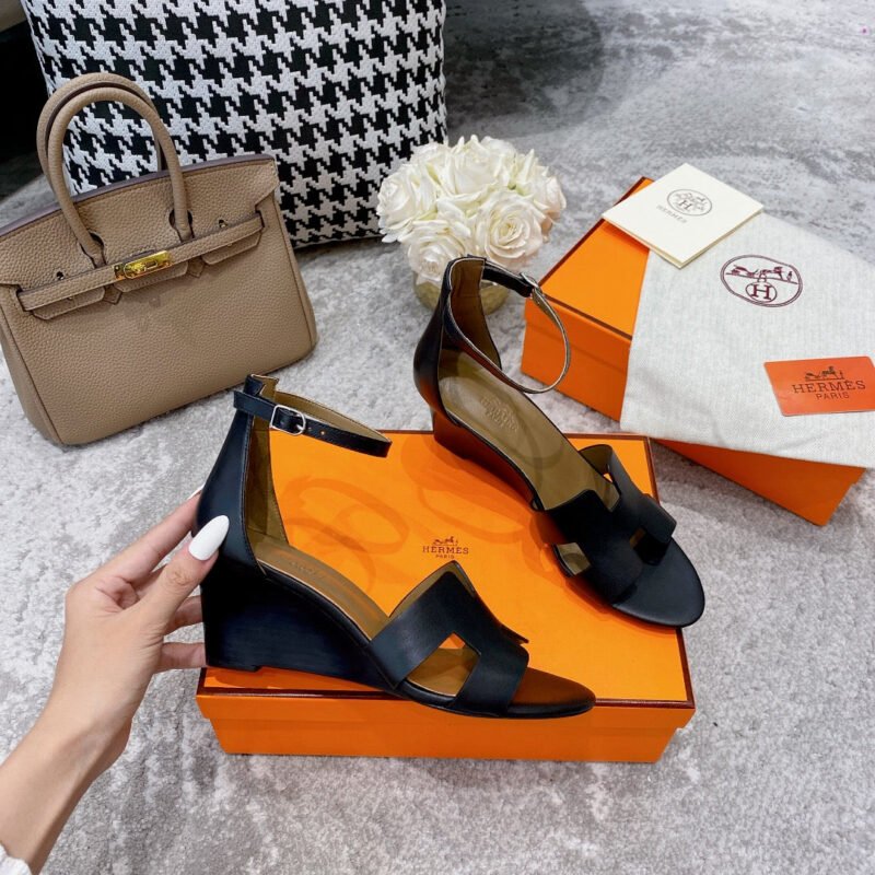 Sandalias Santorini de tacón HERMES - Imagen 6