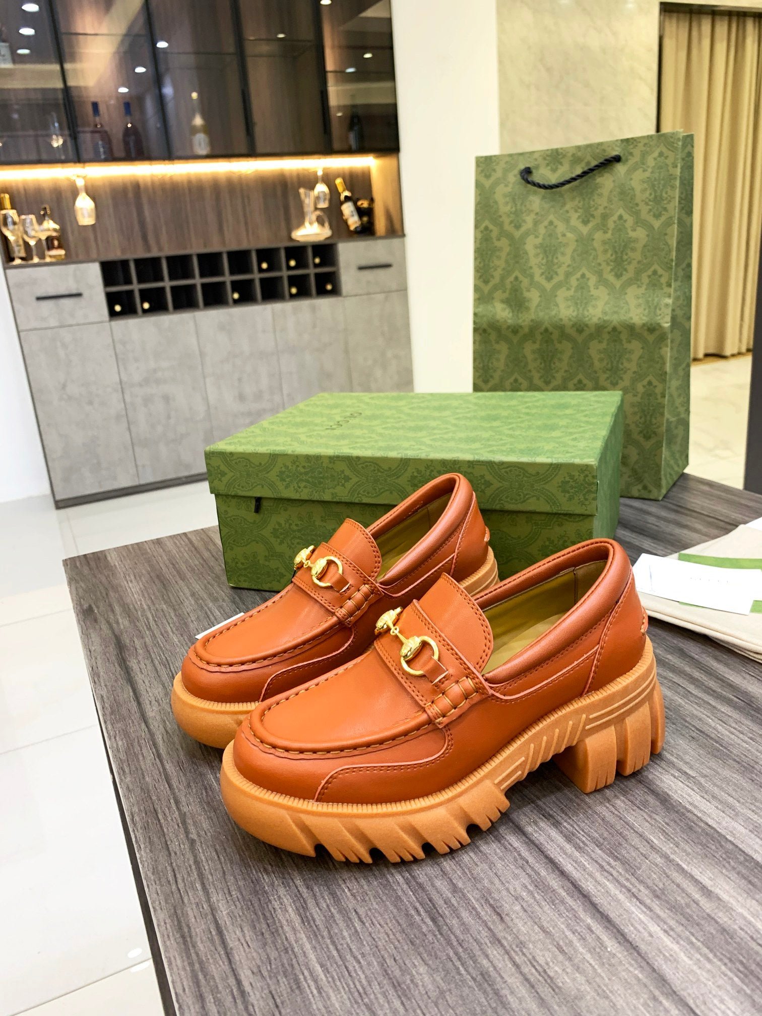 Mocasín con Horsebit Gucci
