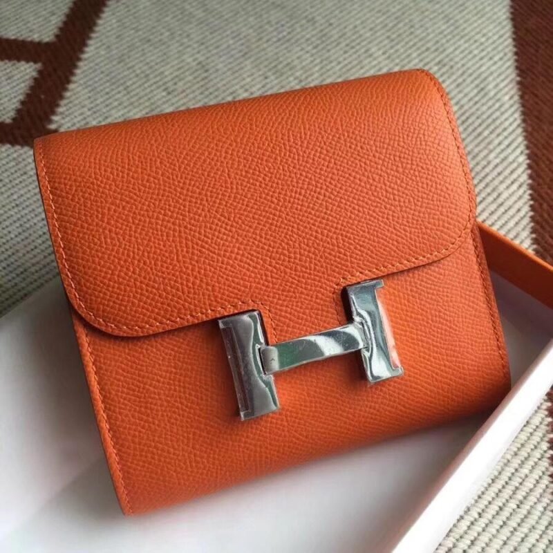 Cartera Constance compacta Hermes