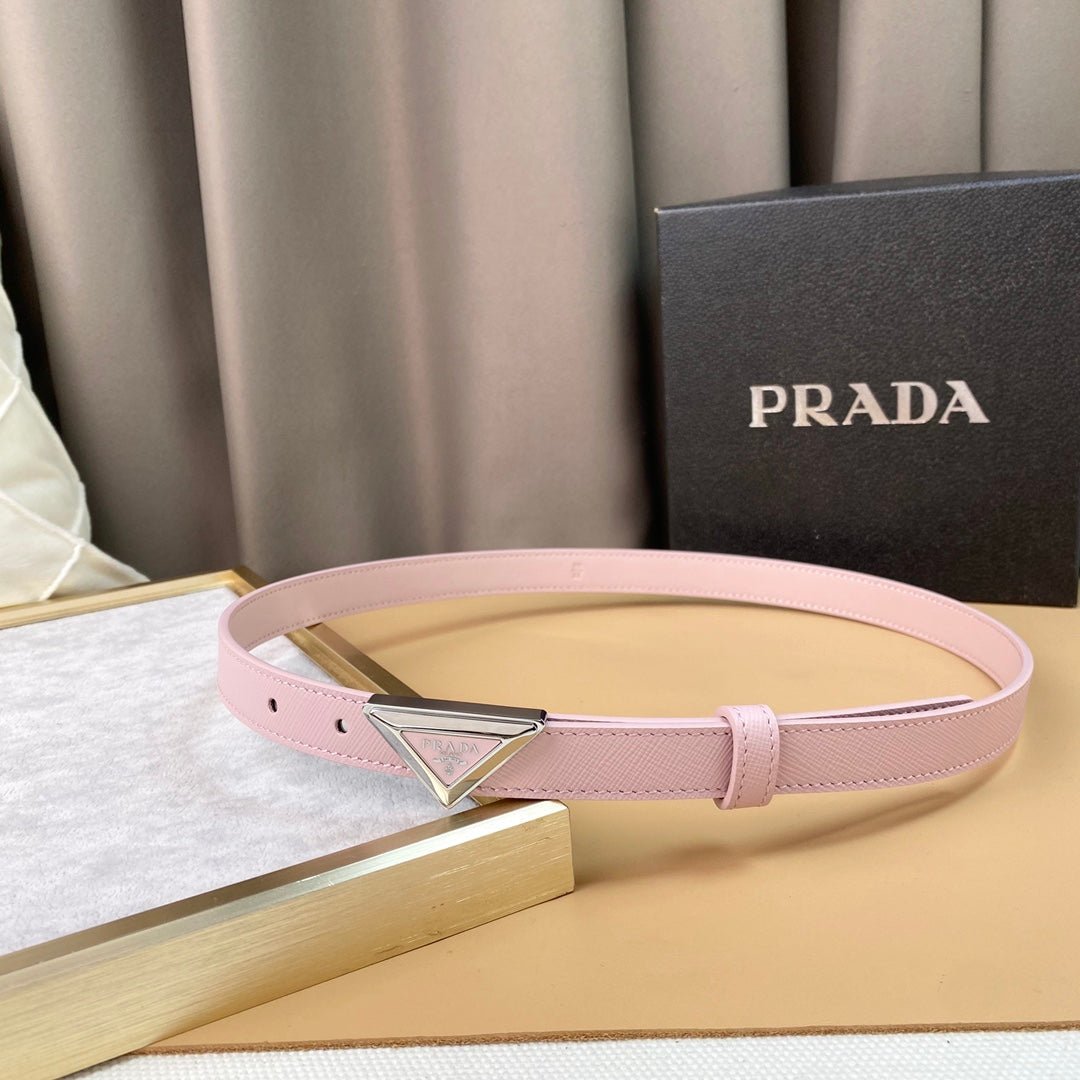 Cinturón de piel saffiano PRADA