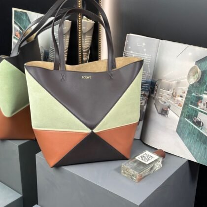 Bolso Puzzle Fold tote mediano Loewe